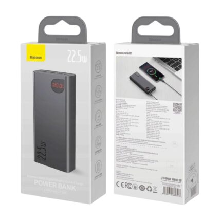 Baseus Adaman Power Bank 20000mAh 22.5w PD Metal Body – Upgraded Version