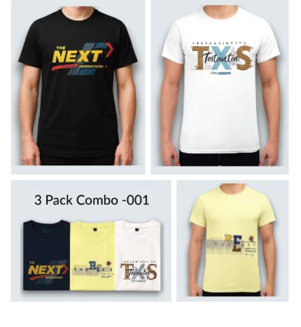 Premium 3-Pack T-Shirt Combo-001